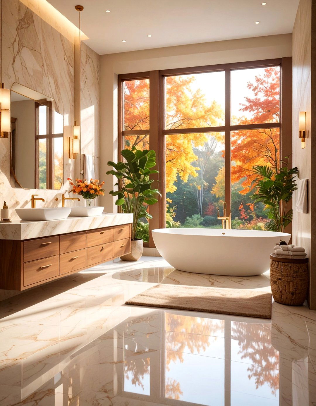Granite Luxury Hotel Style Bathroom - 25 Stone Bathroom Ideas