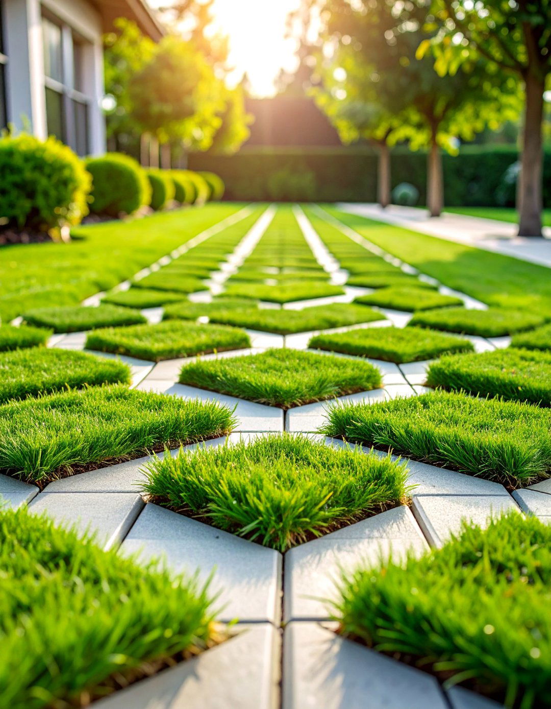 Grass Paver Walkway - 25 walkway ideas