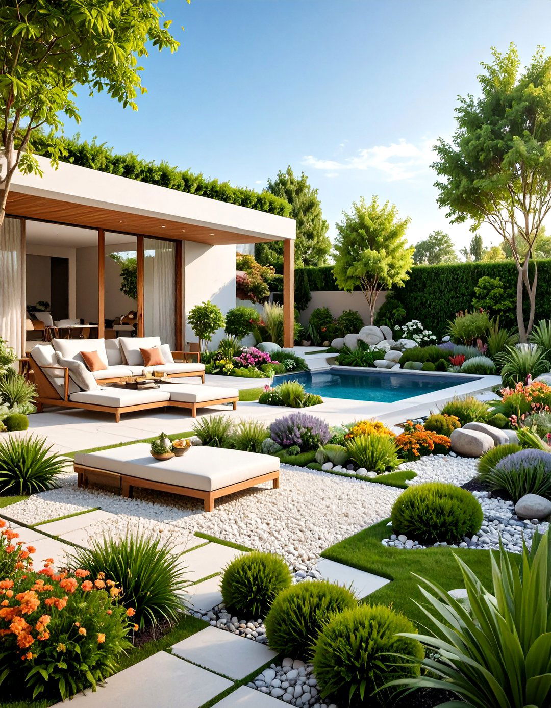 Gravel Garden Modern Minimalism - 25 Garden Decor Ideas