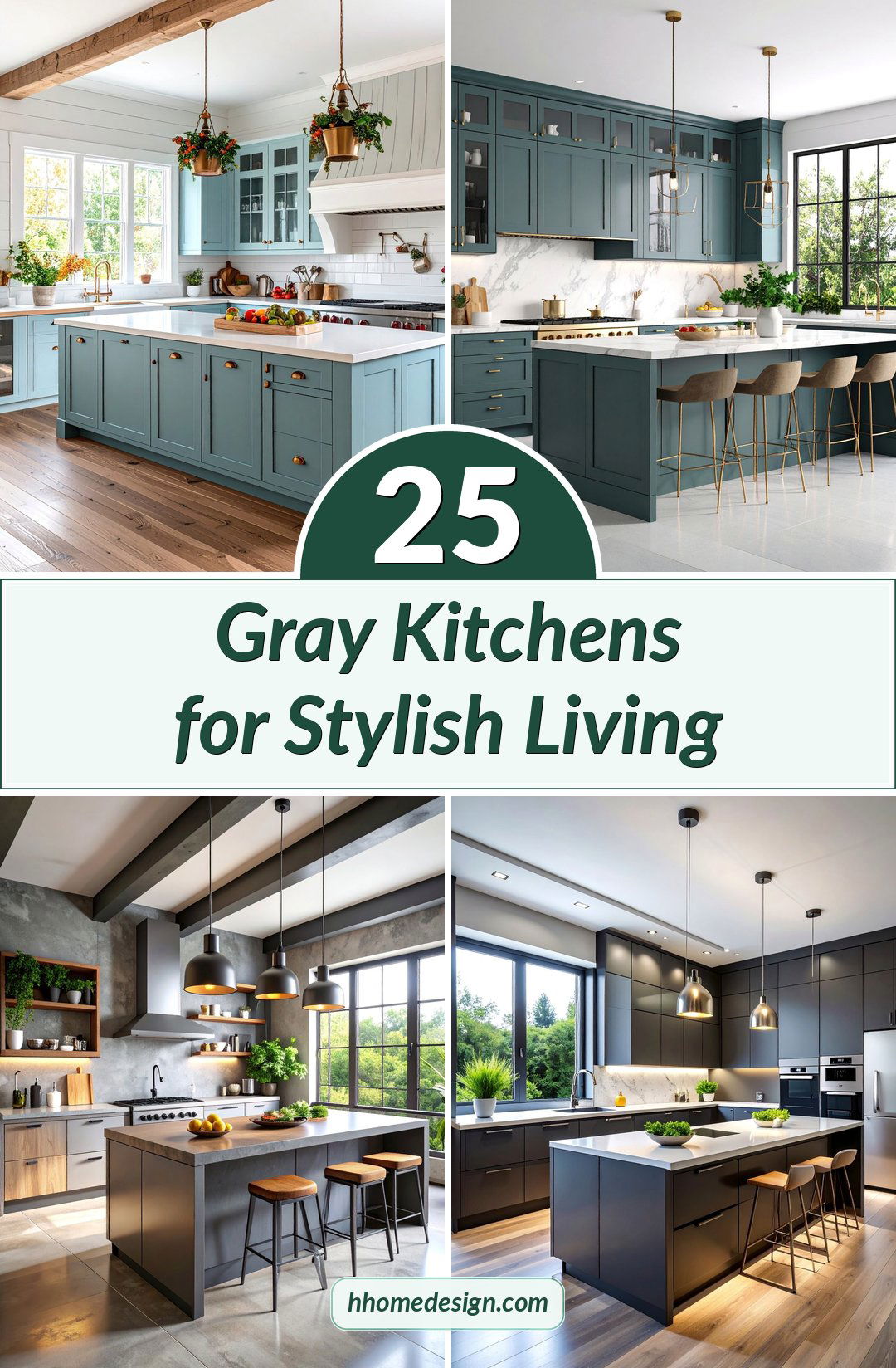 25 Gray Kitchens for Stylish Living