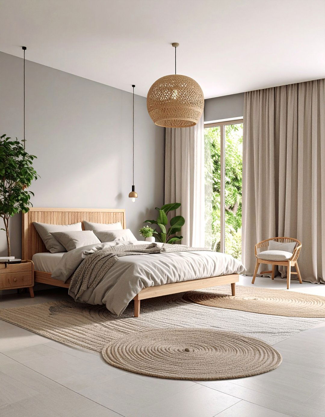 Gray and Beige Neutral Zen Bedroom Palette - 25 Zen Bedroom Ideas
