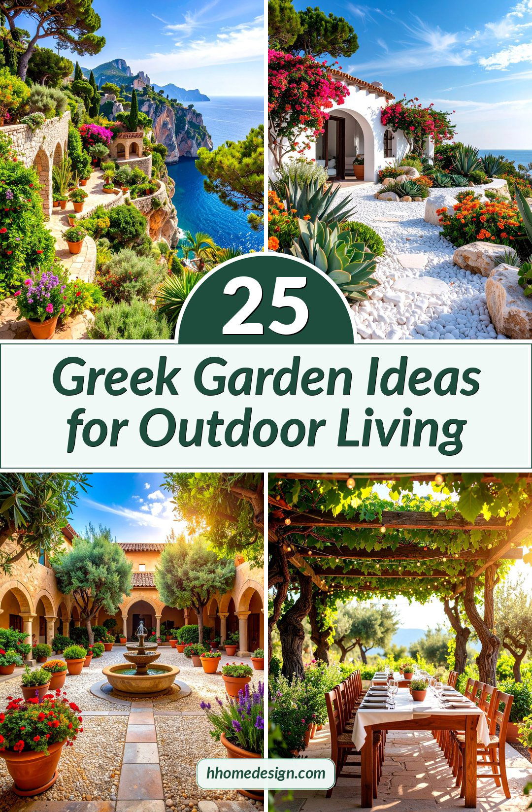 25 Greek Garden Ideas for Outdoor Living