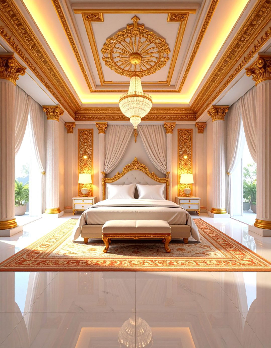 Greek Temple Bedroom - 25 Greek Bedroom Design Ideas