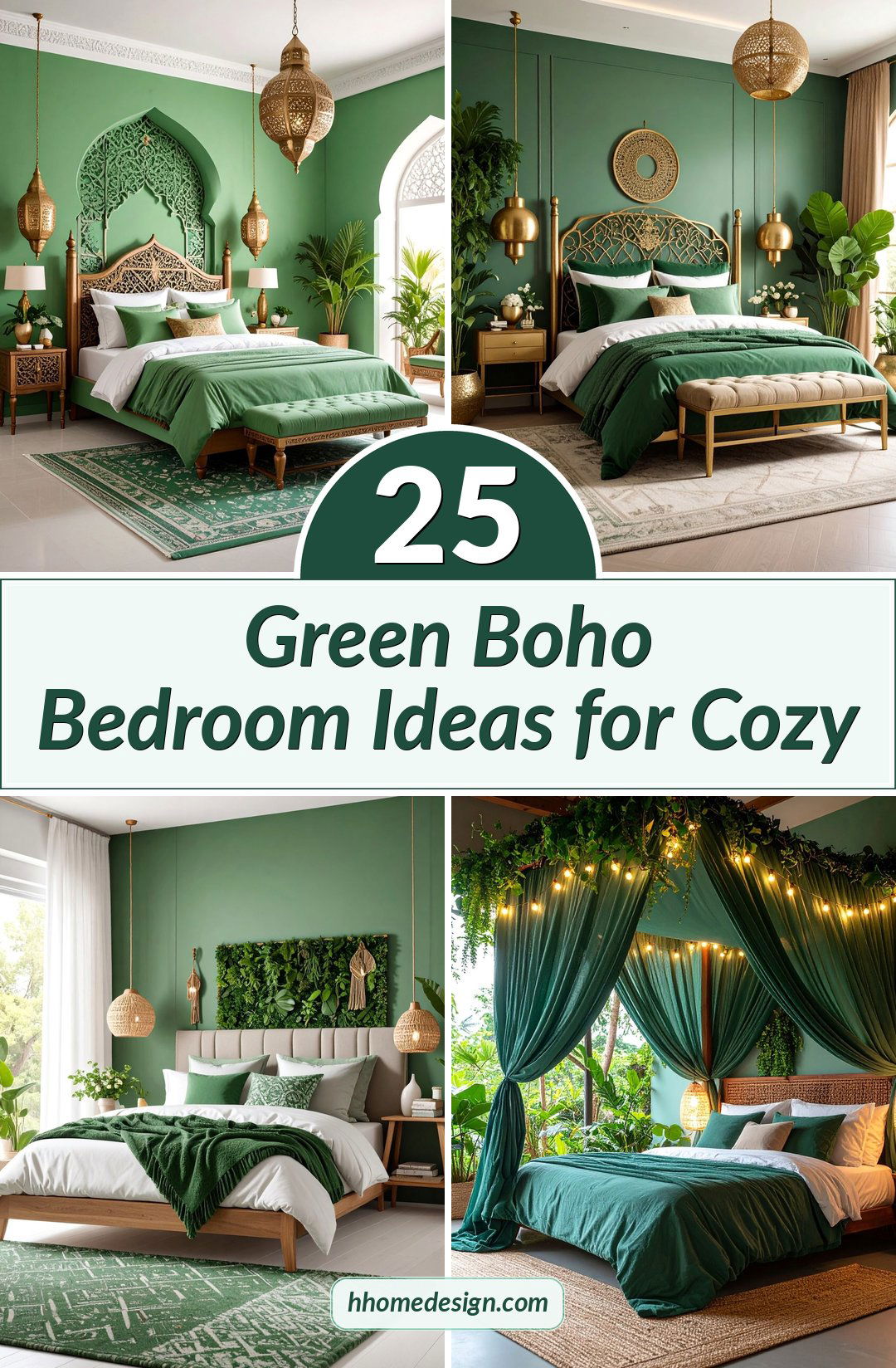 25 Green Boho Bedroom Ideas for Cozy