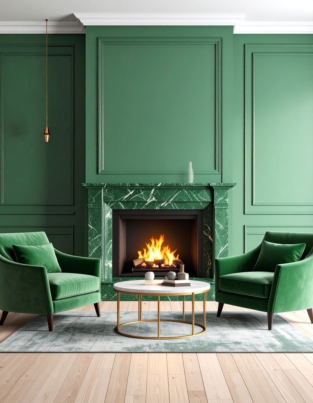 Green Marble Fireplace Surround with Built in Seating - 25 Green Marble Countertop Design Ideas