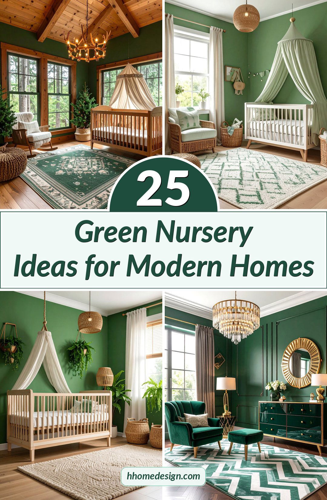 25 Green Nursery Ideas for Modern Homes