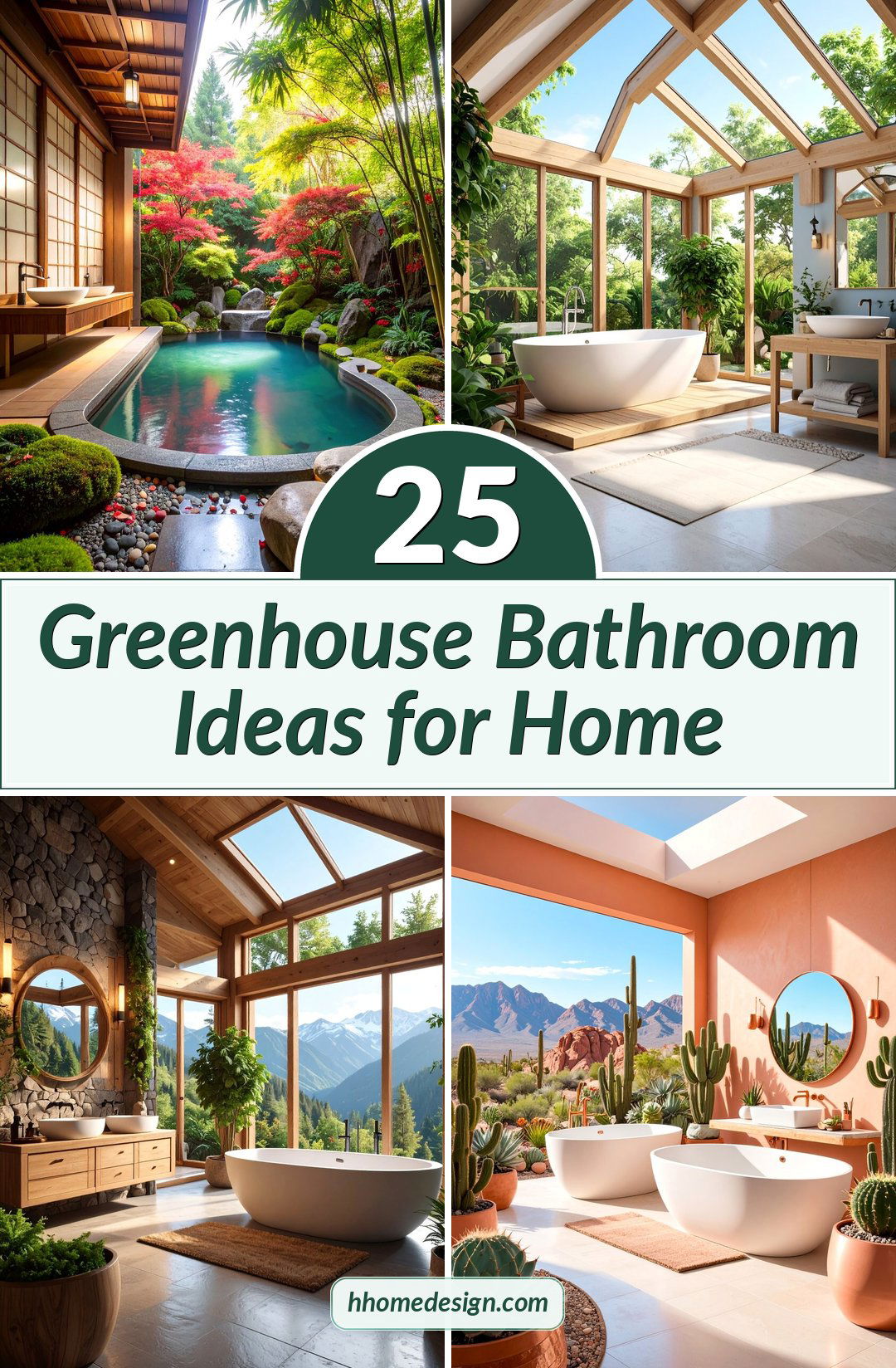 25 Greenhouse Bathroom Ideas for Home