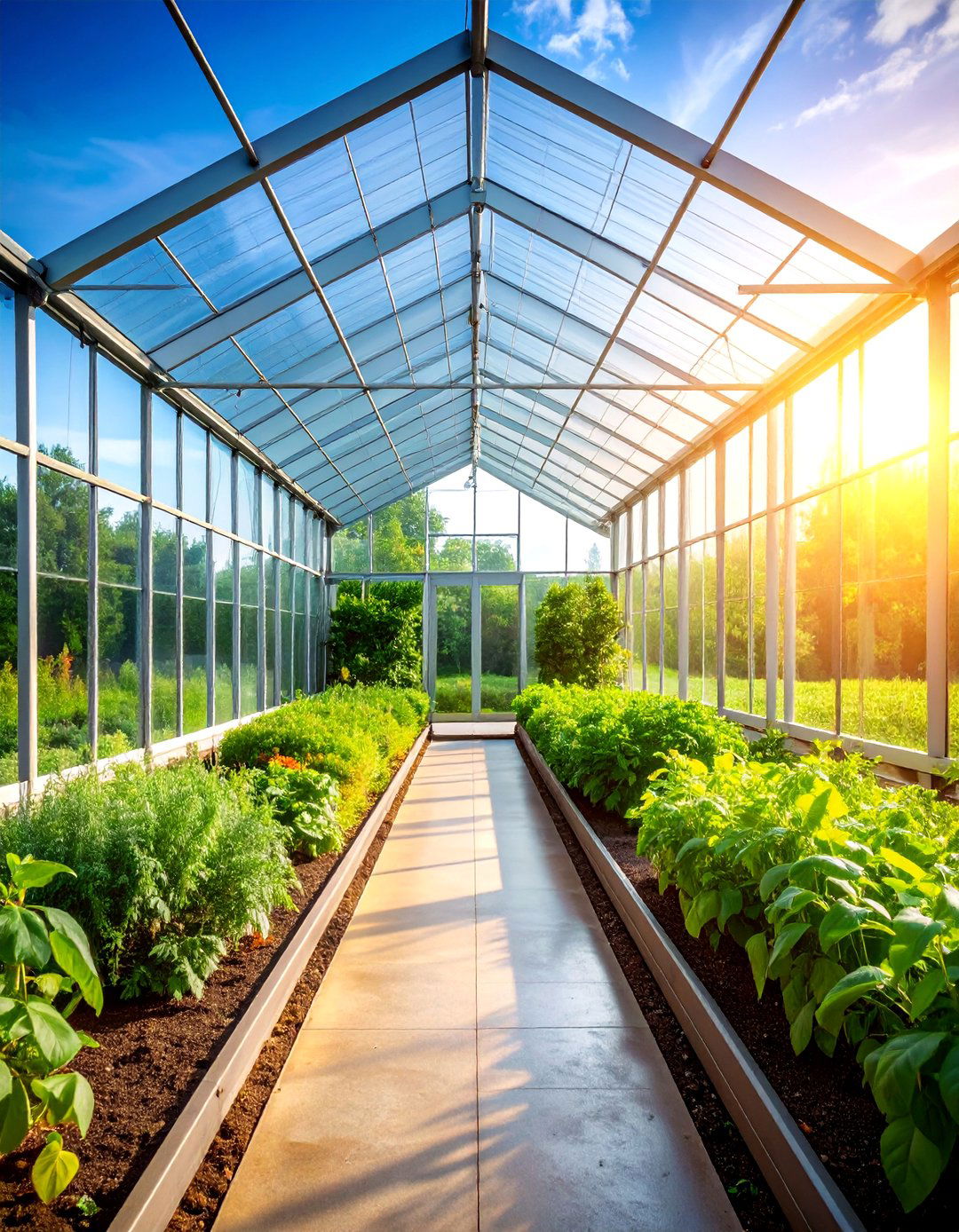 Greenhouse Extension Garden - 25 Vegetable Garden Ideas