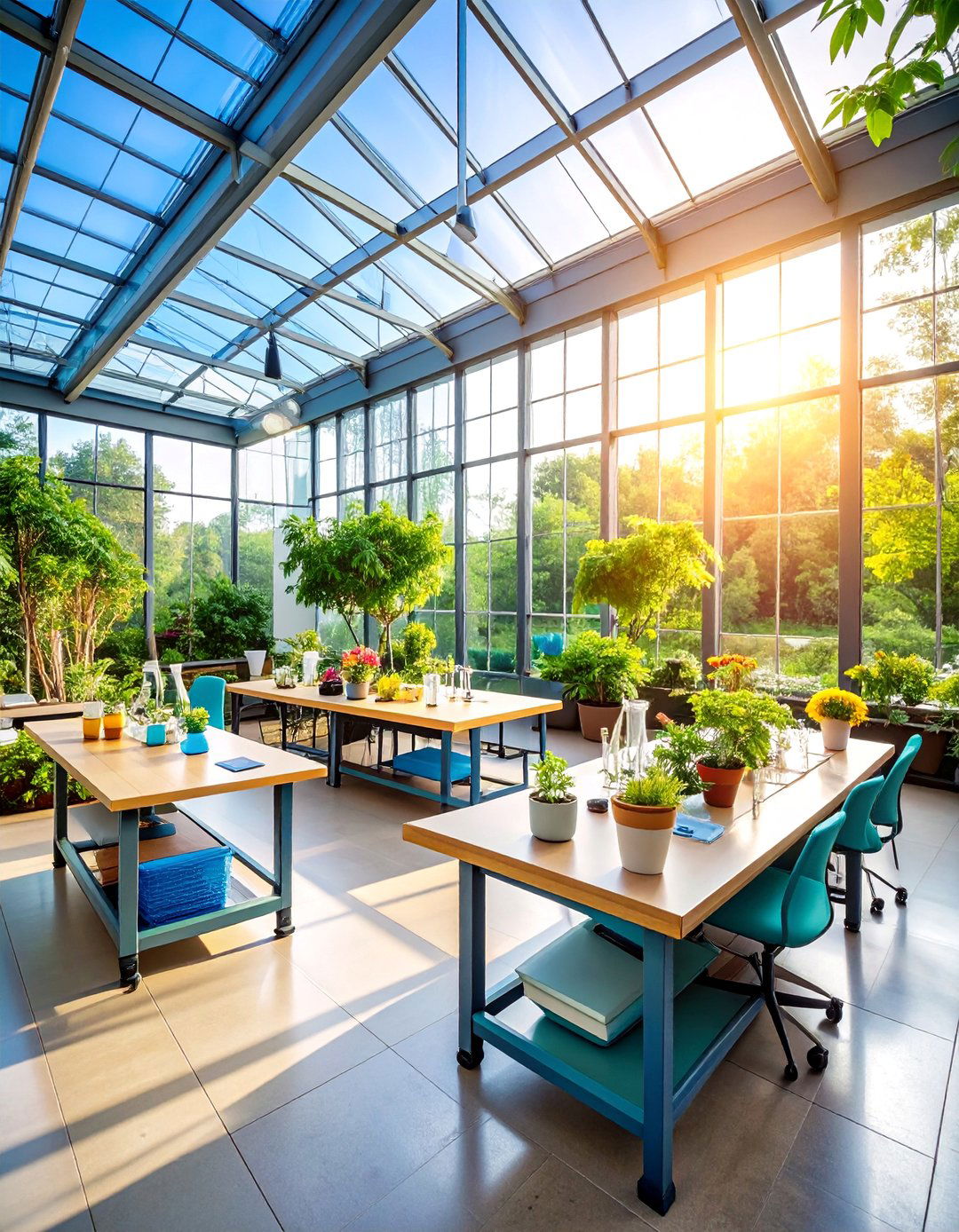 Greenhouse Laboratory School Garden - 25 School Garden Ideas
