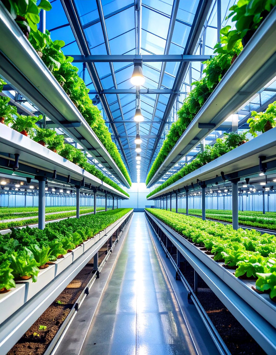 Greenhouse Shelving with Automated Watering Integration - 25 Greenhouse Shelving Ideas