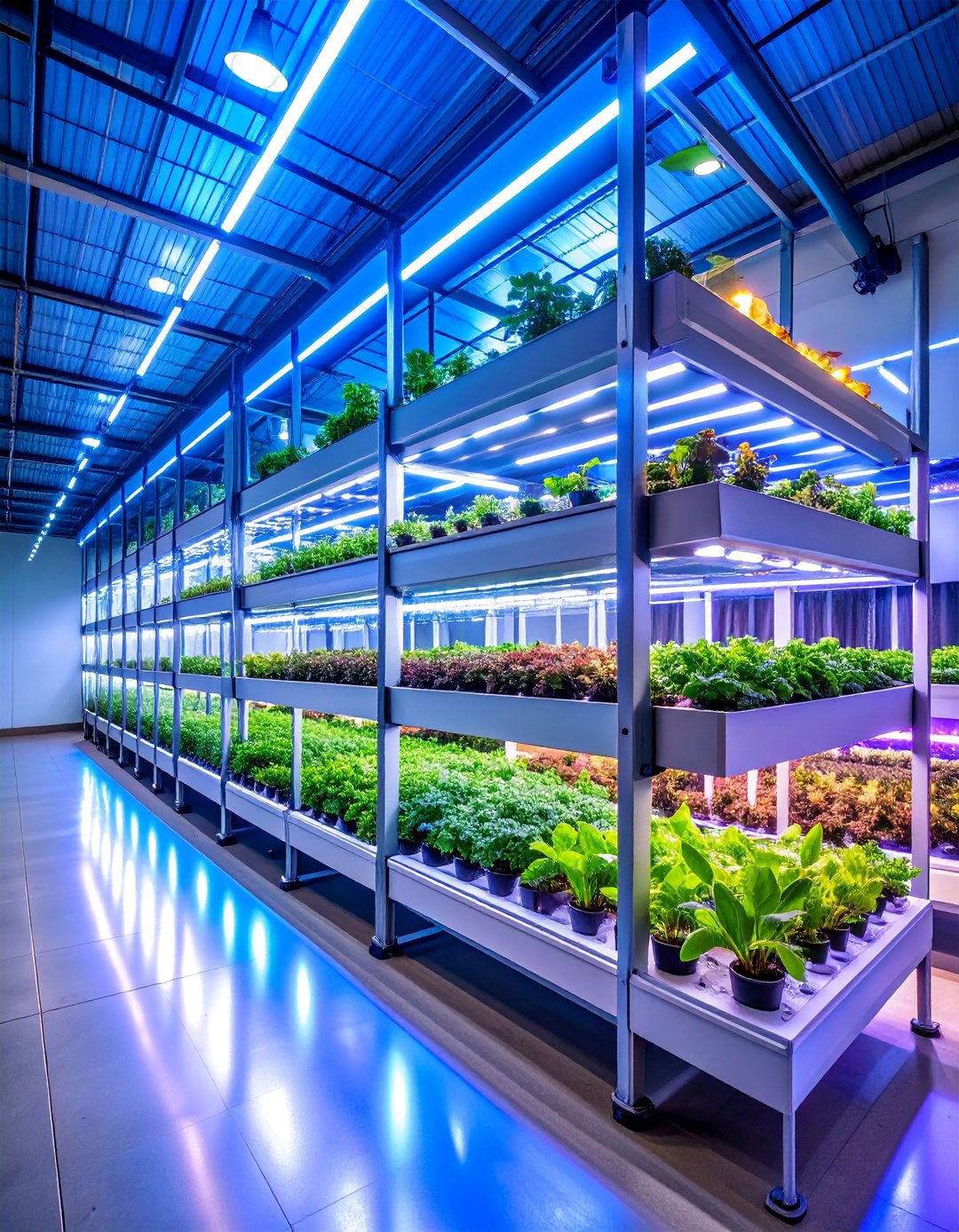 Greenhouse Shelving with Built In Grow Light Integration - 25 Greenhouse Shelving Ideas