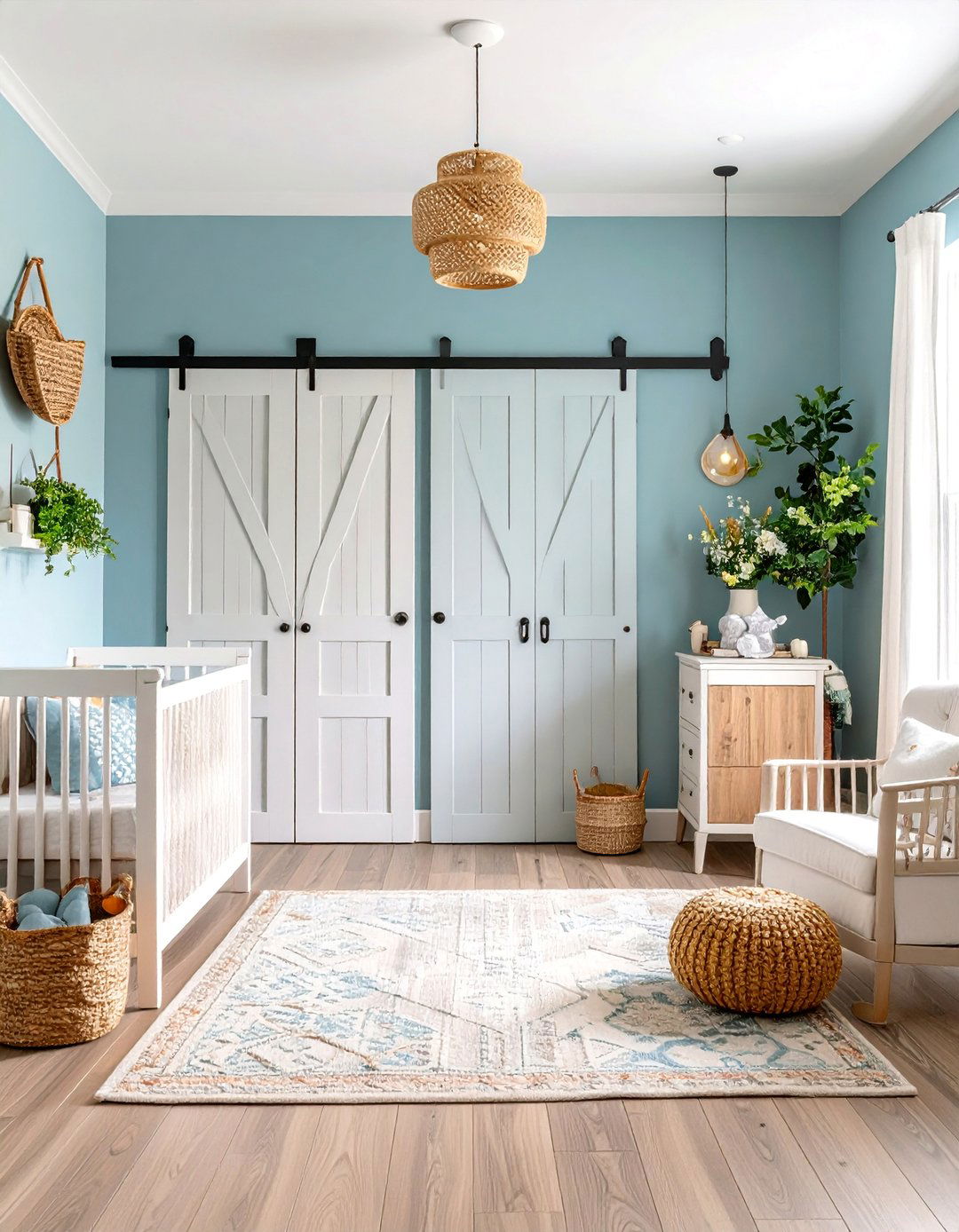Grey Farmhouse Nursery Style - 25 Grey Nursery Ideas