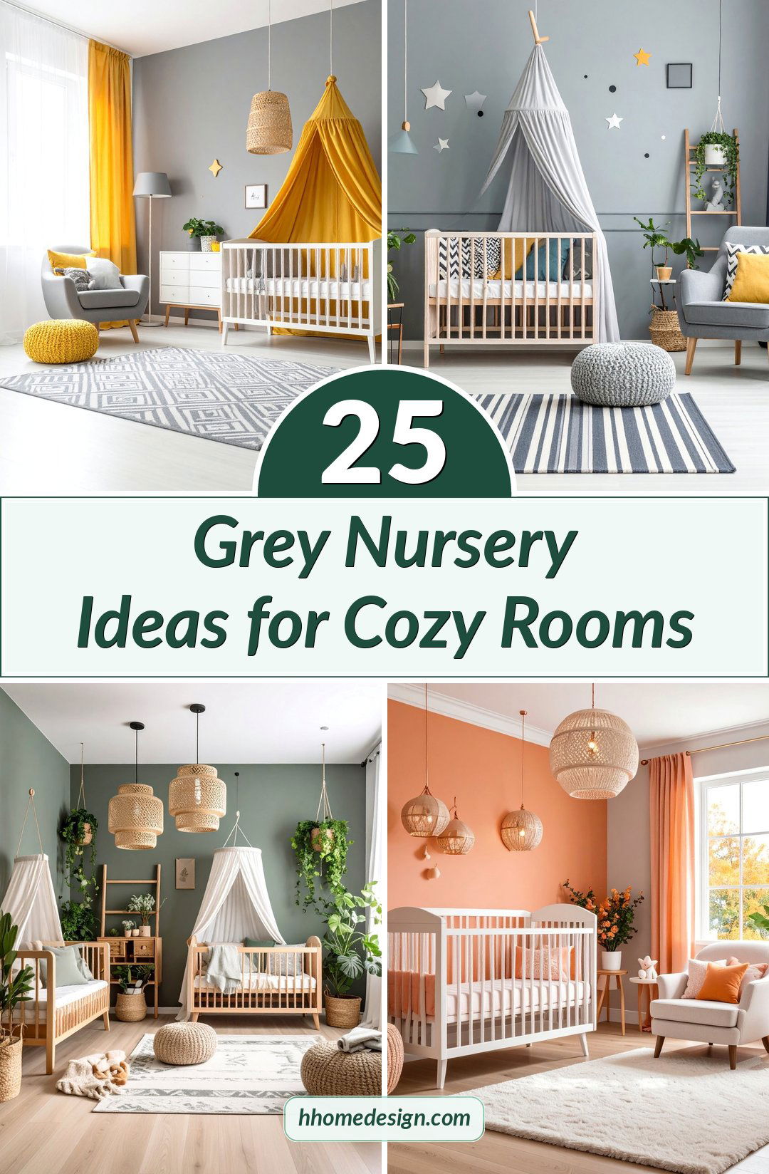 25 Grey Nursery Ideas for Cozy Rooms