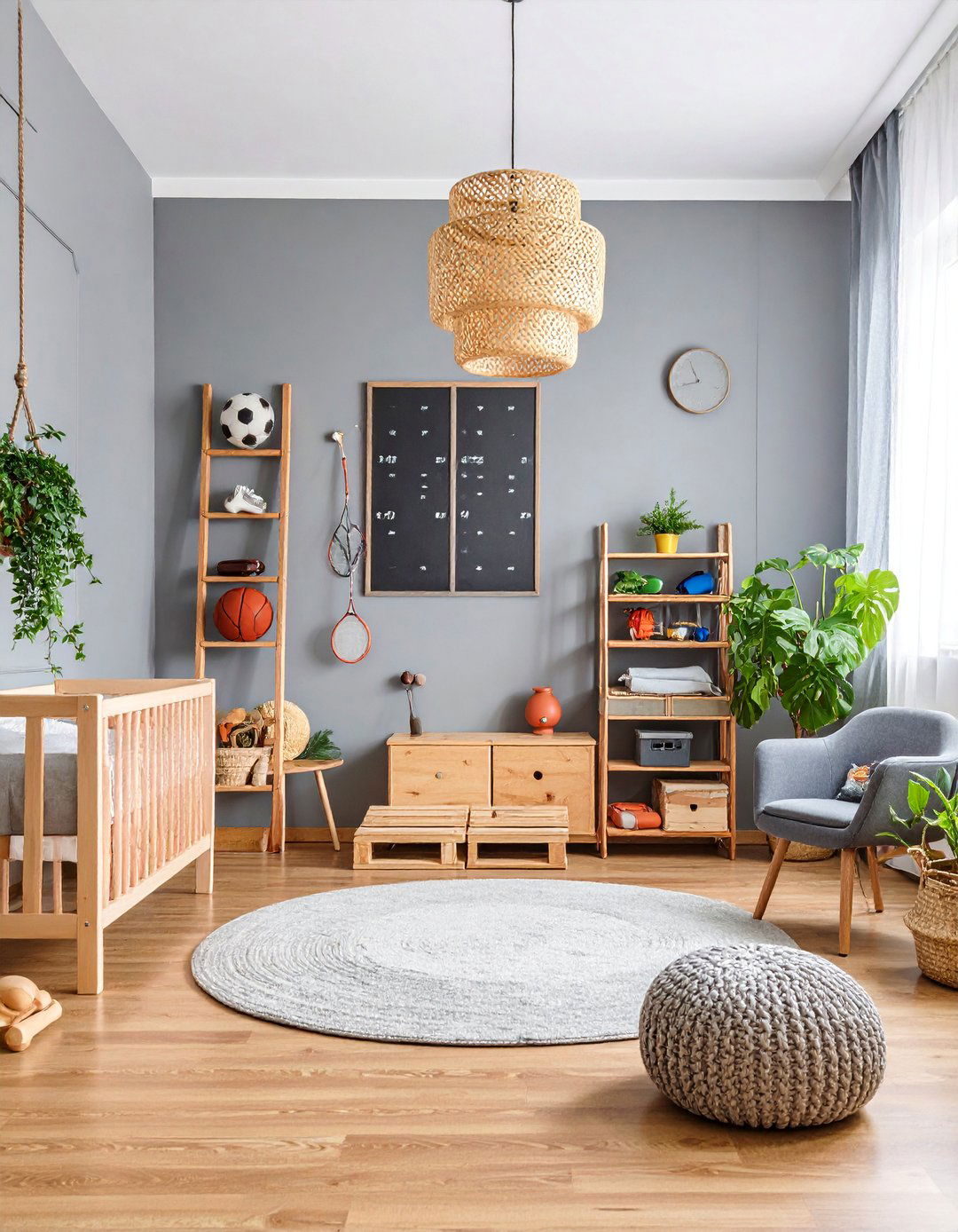 Grey Sports Theme Nursery - 25 Grey Nursery Ideas