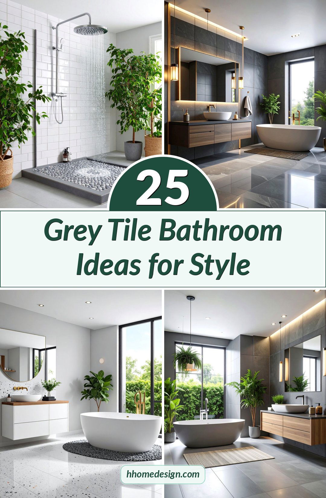 25 Grey Tile Bathroom Ideas for Style