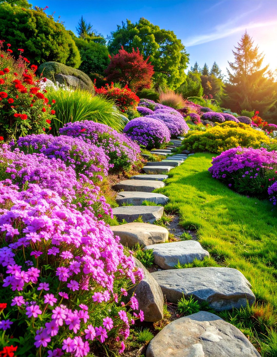 Groundcover Carpet Slope Solution - 25 Sloped Garden Ideas