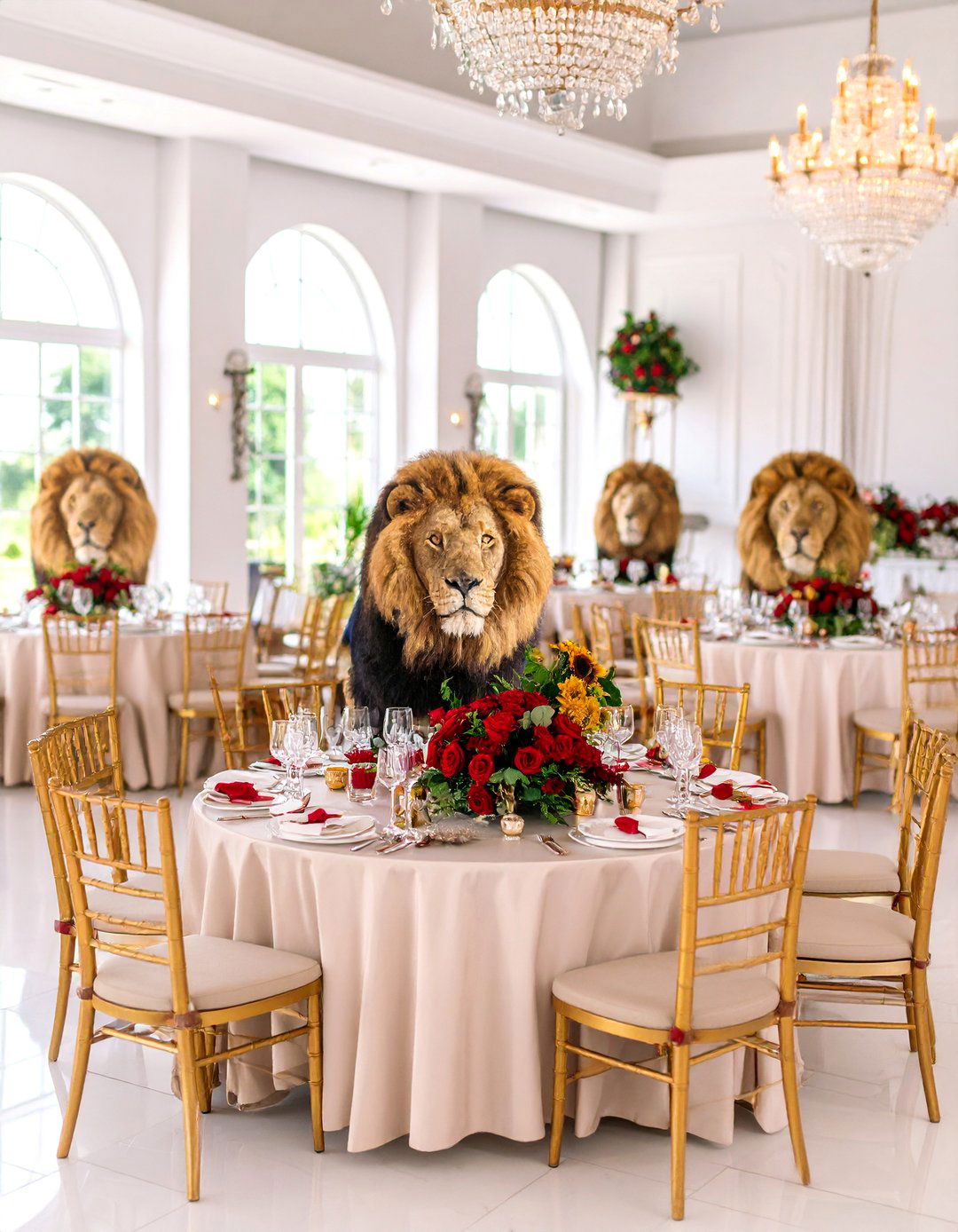 Gryffindor House Pride Celebration - 25 Harry Potter Wedding Ideas