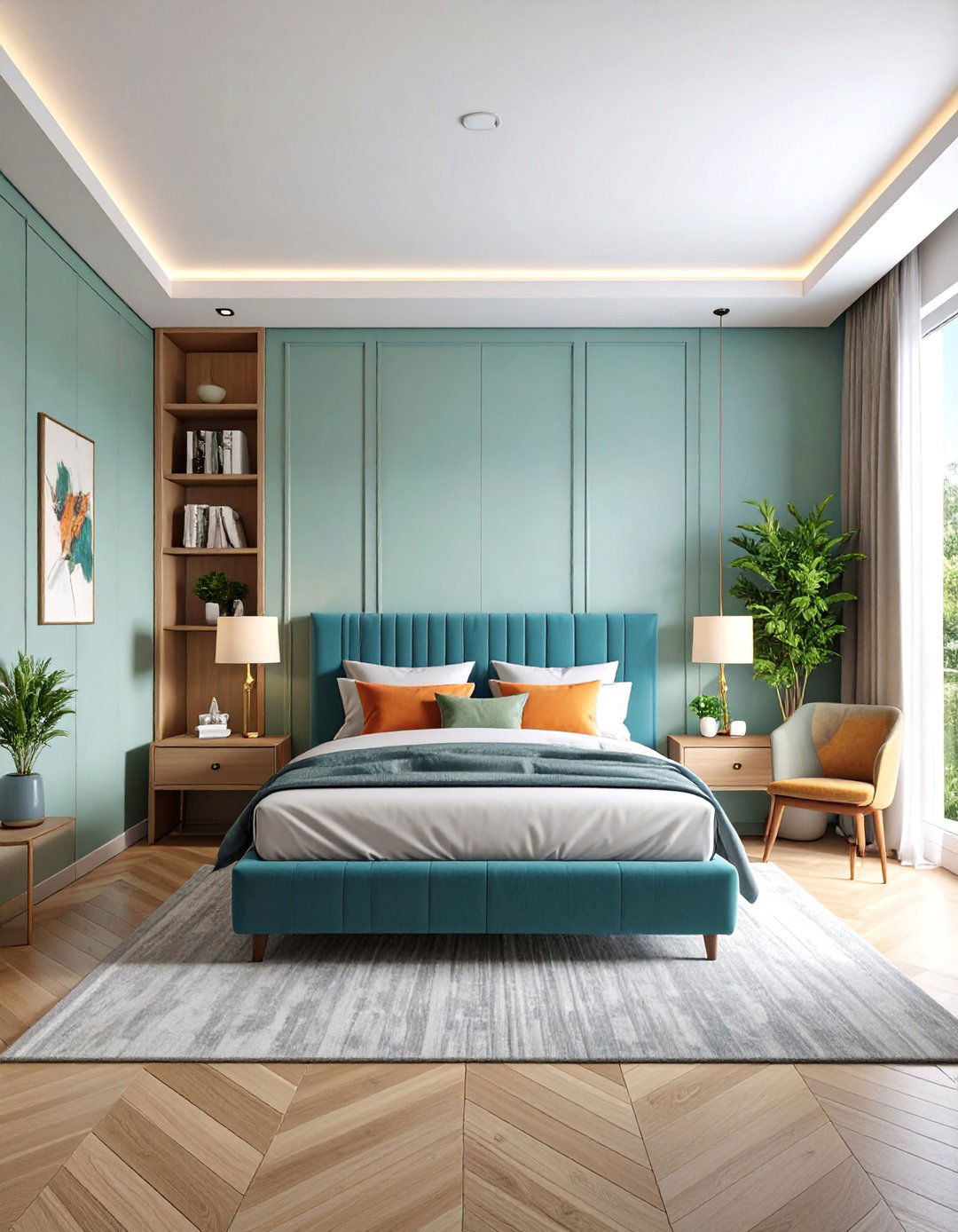 Guest Bedroom with Welcoming Comfort Elements - 25 Types of Rooms in a House
