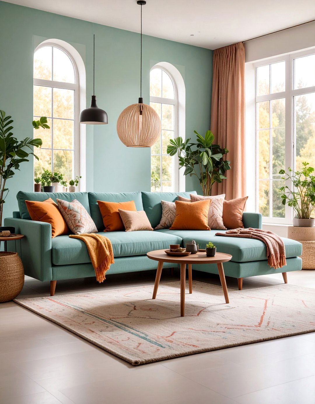 Guest Ready Living Room with Convertible Furniture - 25 Pottery Barn Living Room Ideas