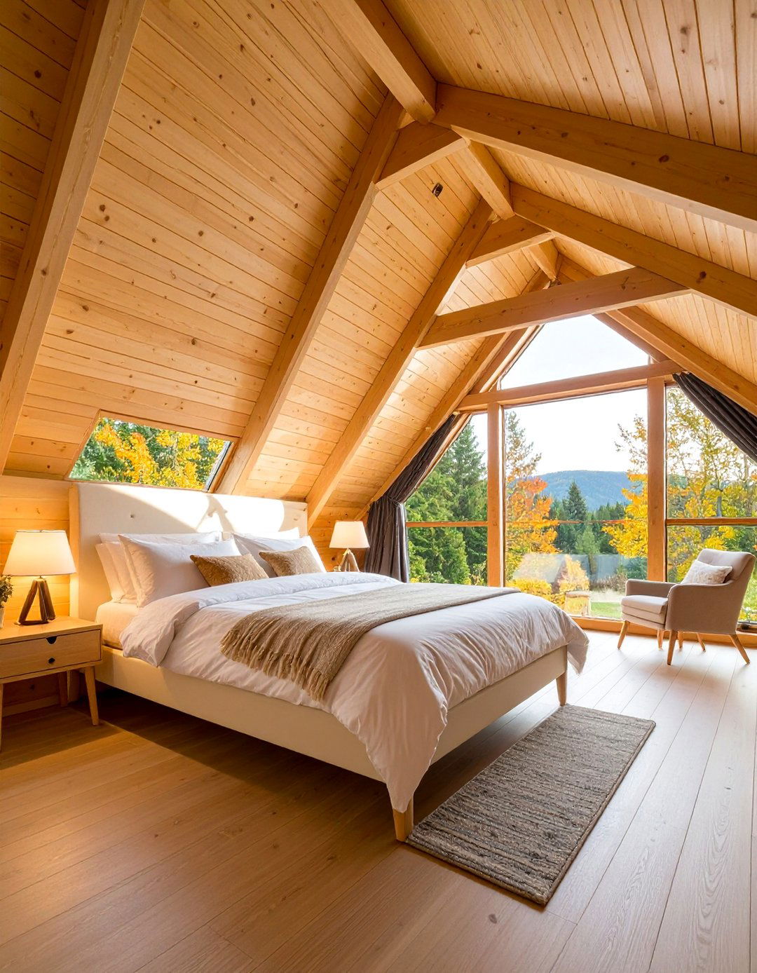Guest Retreat Attic Bedroom with Hotel Comfort - 25 Attic Bedroom Ideas