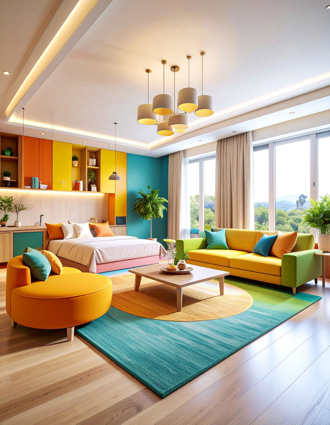 Guest Room with Flexible Modular Furniture - 25 small guest room ideas