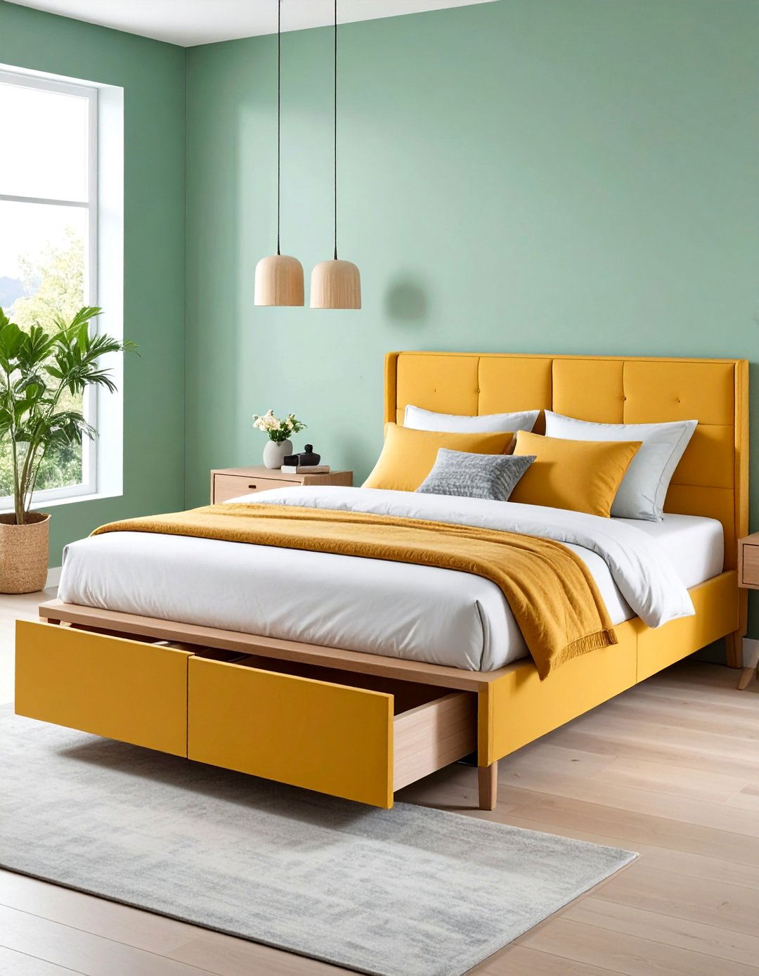Guest Room with Storage Bed and Hidden Compartments - 25 small guest room ideas