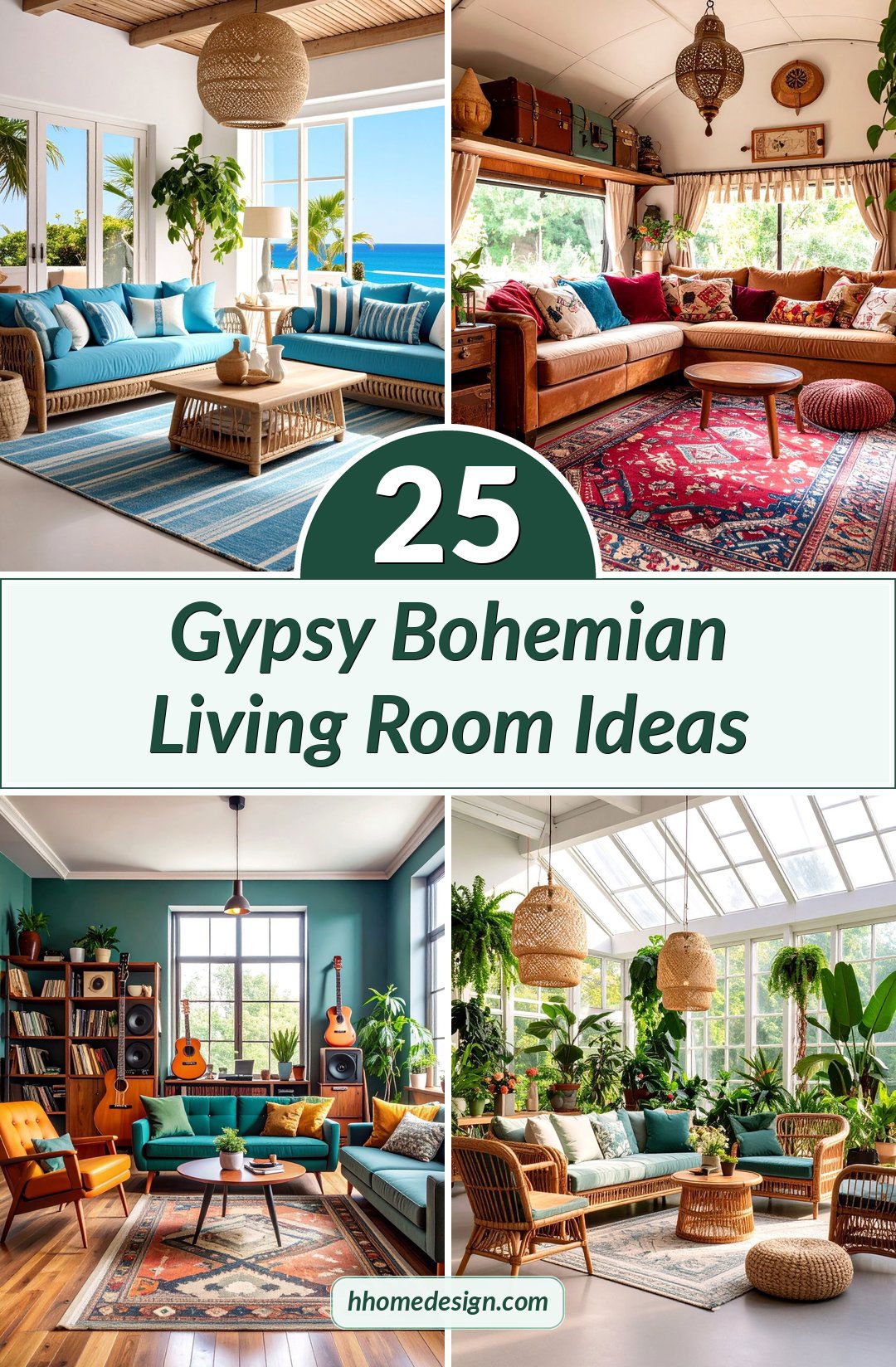 25 Gypsy Bohemian Living Room Ideas