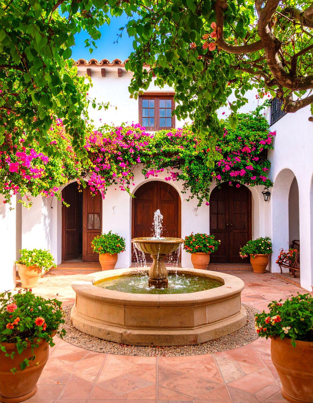 Hacienda Garden Courtyard Wedding - 25 Mexican Wedding Ideas