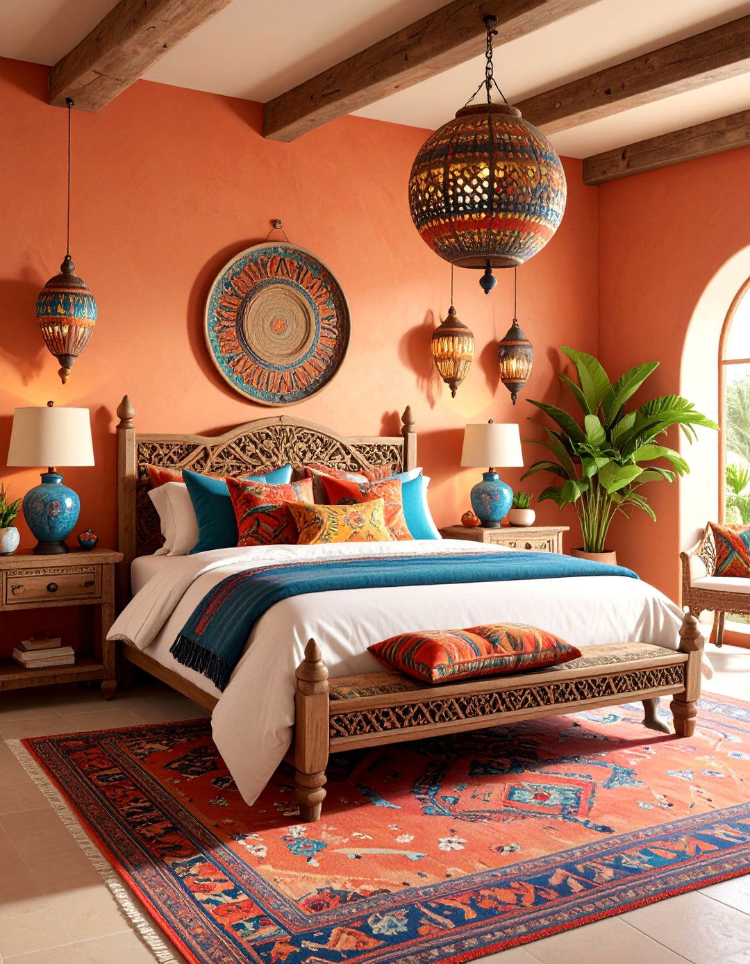 Hacienda Master Bedroom Retreat - 25 spanish interior design ideas
