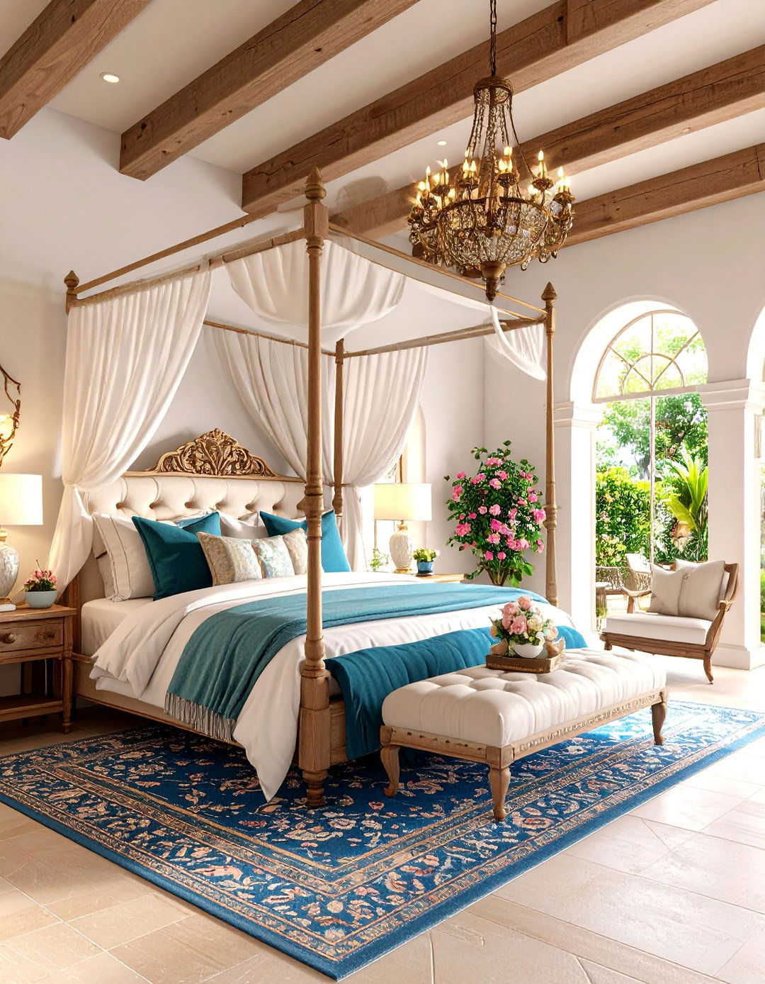 Hacienda Style Master Suite - 25 Southwestern Decor Ideas
