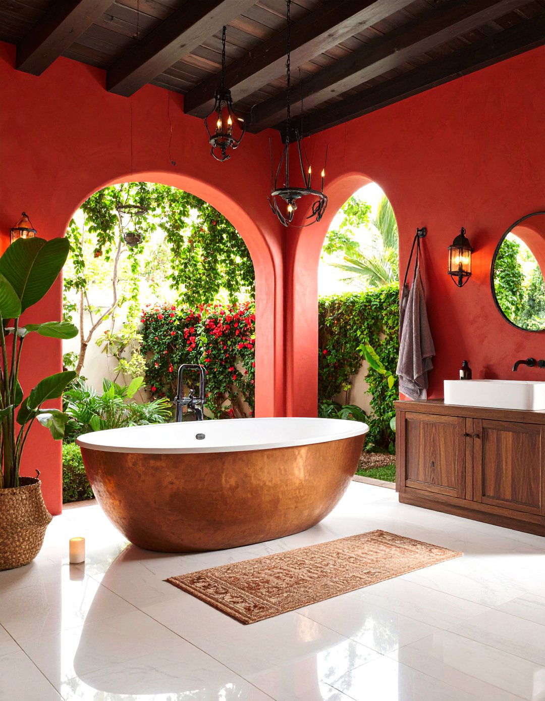 Hacienda Style Spanish Bathroom - 25 Spanish Style Bathroom Ideas