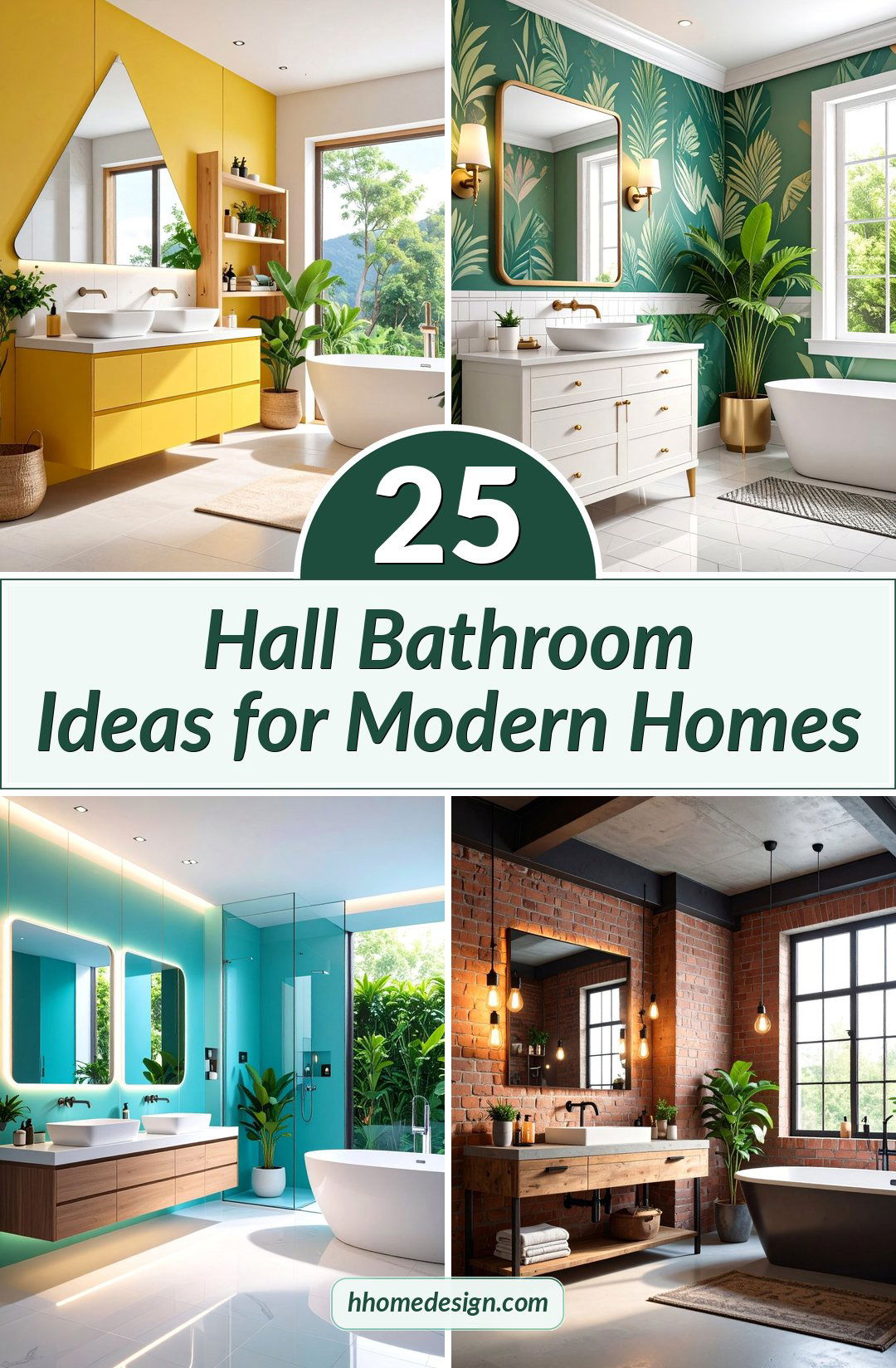 25 Hall Bathroom Ideas for Modern Homes
