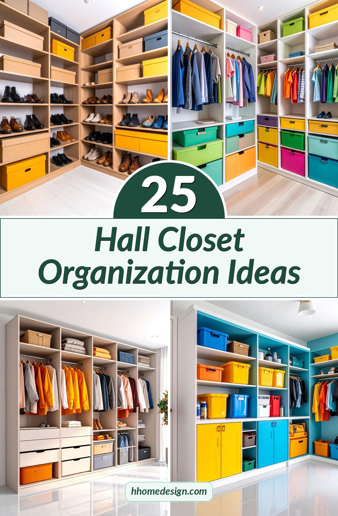 25 Hall Closet Organization Ideas