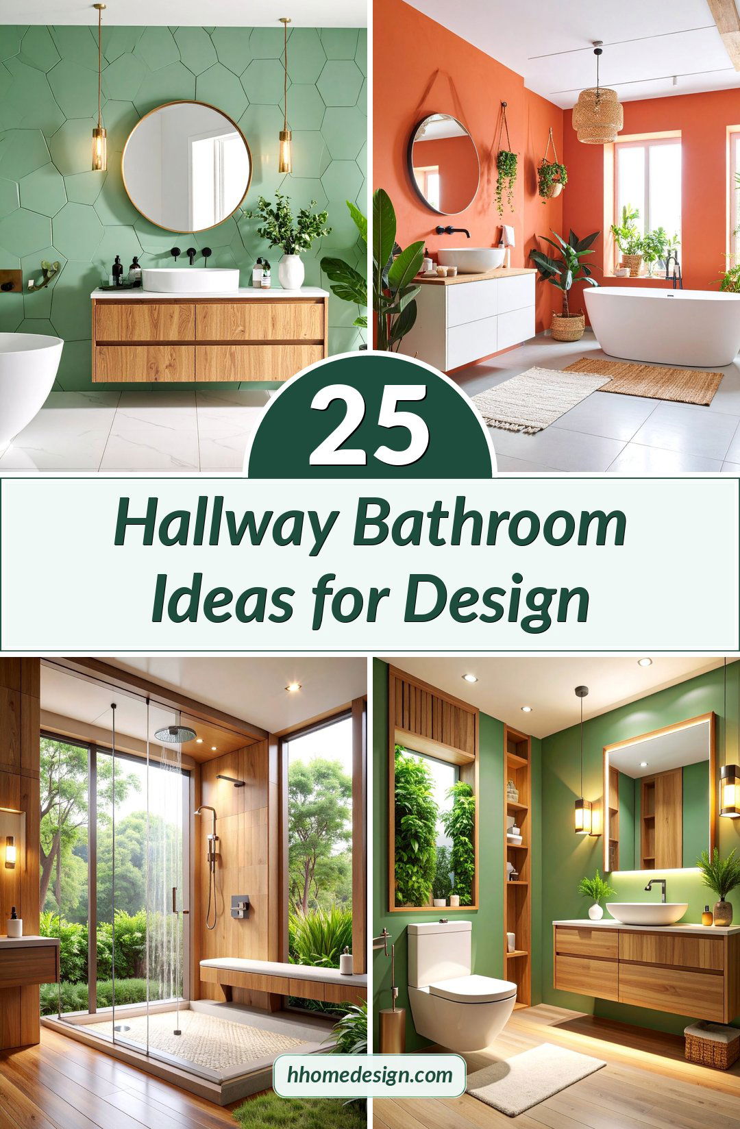 25 Hallway Bathroom Ideas for Design