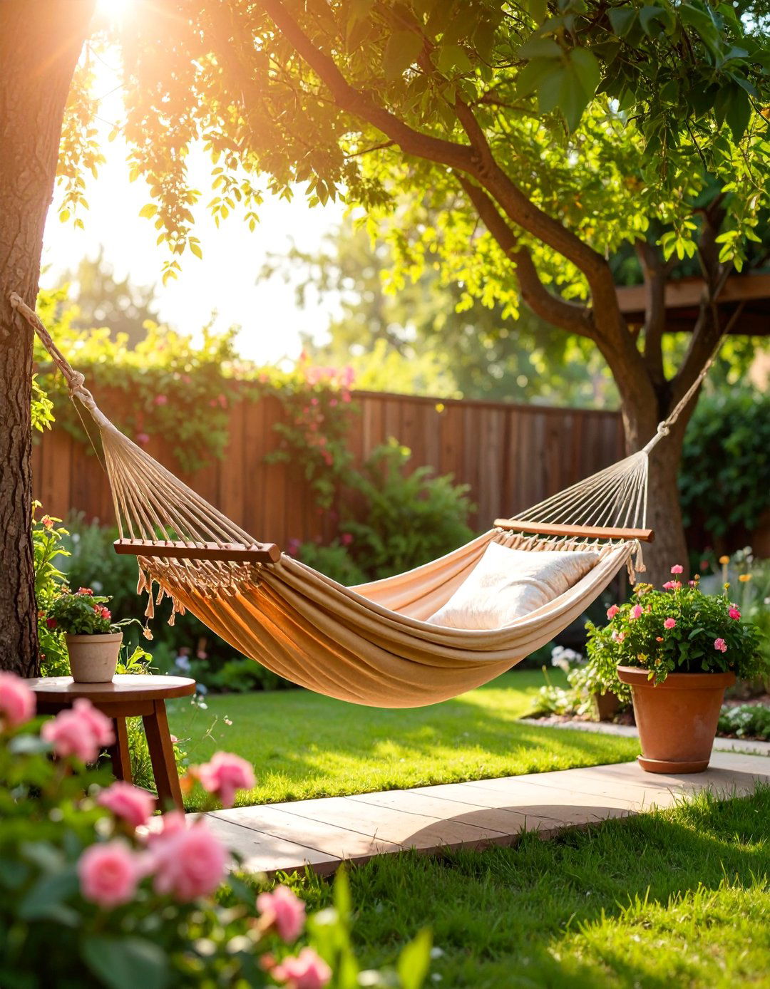 Hammock Relaxation Zone - 25 Backyard Ideas on a Budget
