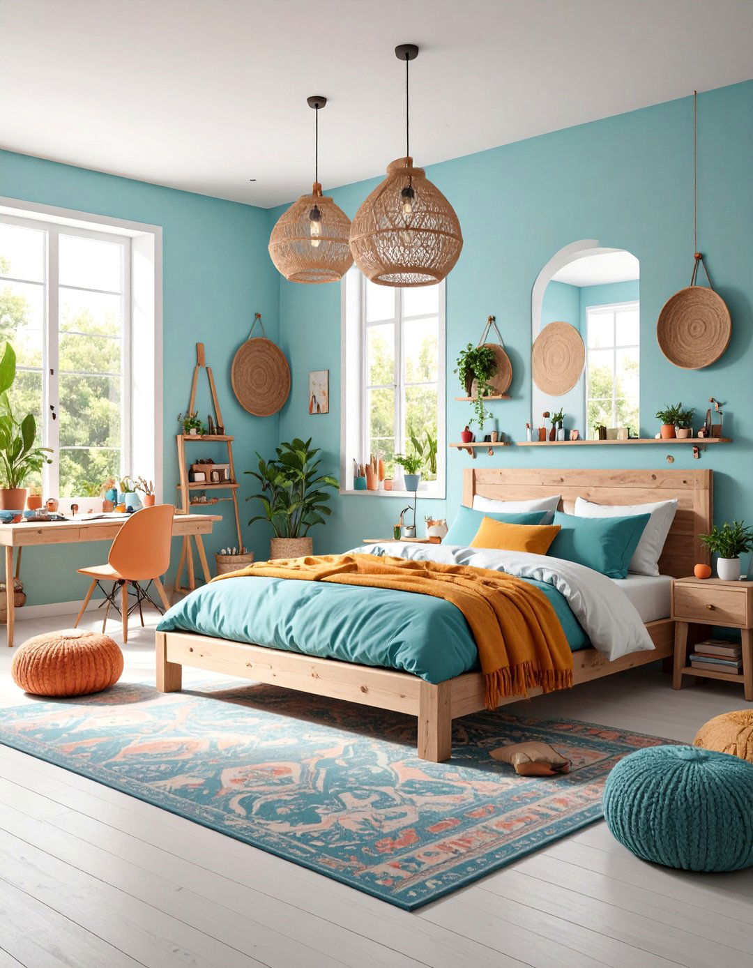 Handcraft Makers Space Bedroom - 25 Hipster Bedroom Ideas
