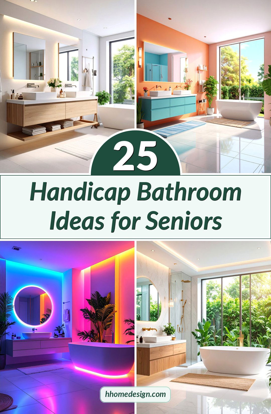 25 Handicap Bathroom Ideas for Seniors