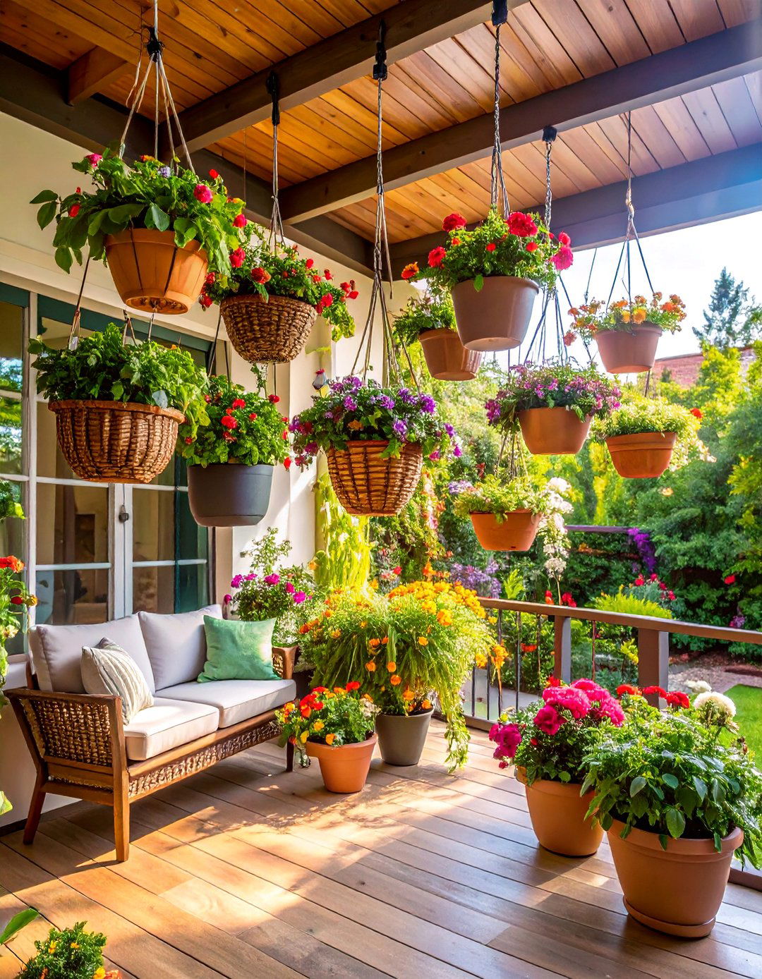 Hanging Basket Garden Collection - 25 Patio Small Garden Ideas