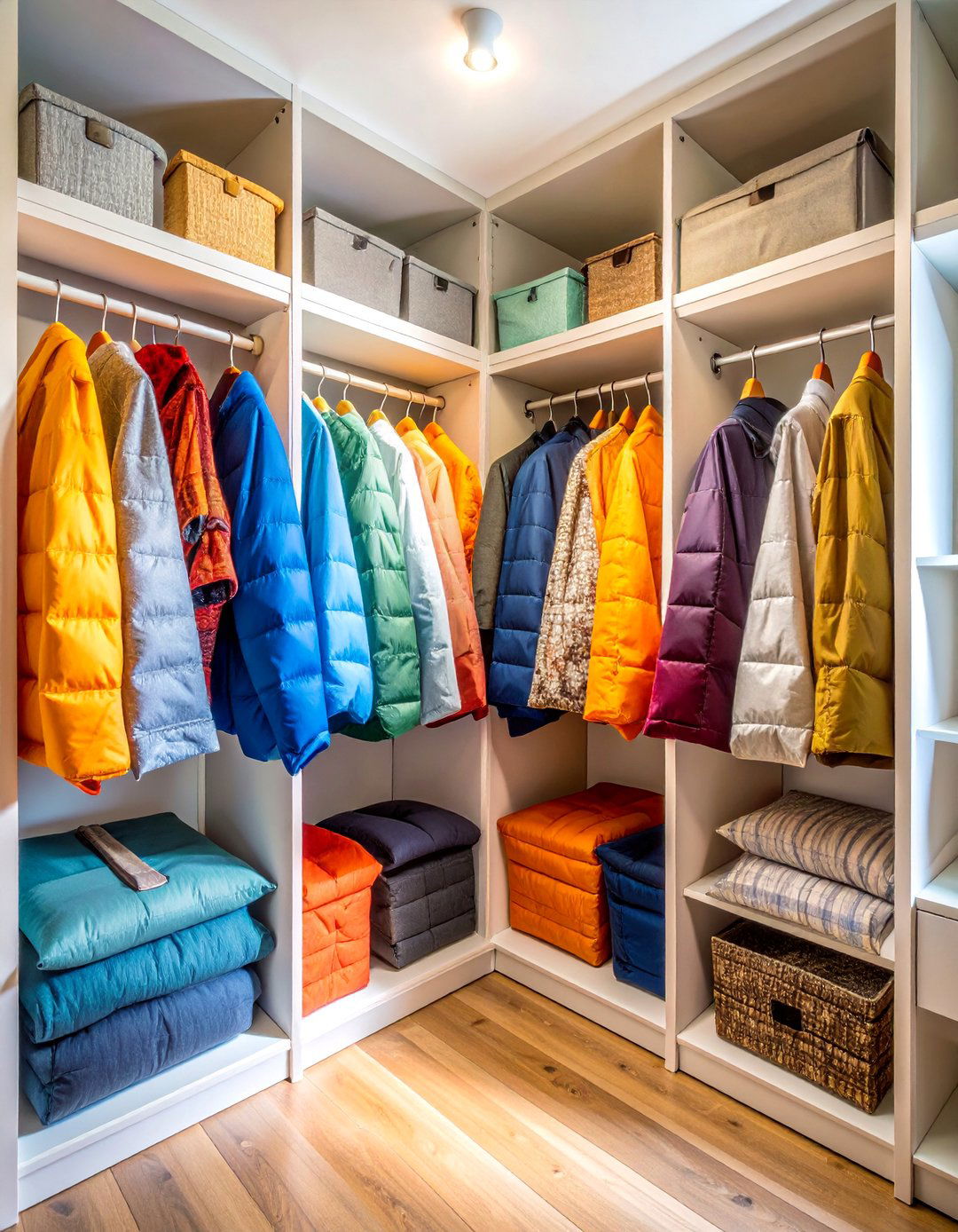 Hanging Blanket Storage Bags - 25 Blanket Storage Ideas