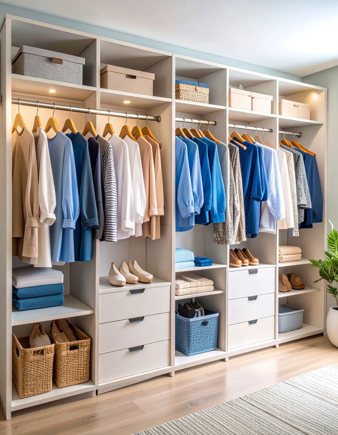 Hanging Closet Organizer with Molded Cup Protection - 25 Bra Storage Ideas