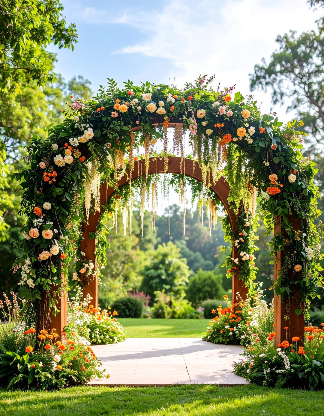 Hanging Garden Wedding Arch - 25 Wedding Arch Ideas