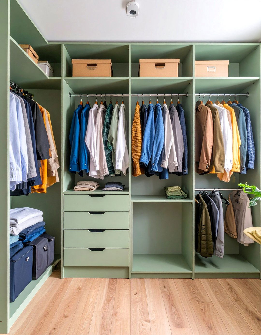 Hanging Rod Doubler for Maximizing Closet Space - 25 Clothes Storage Ideas
