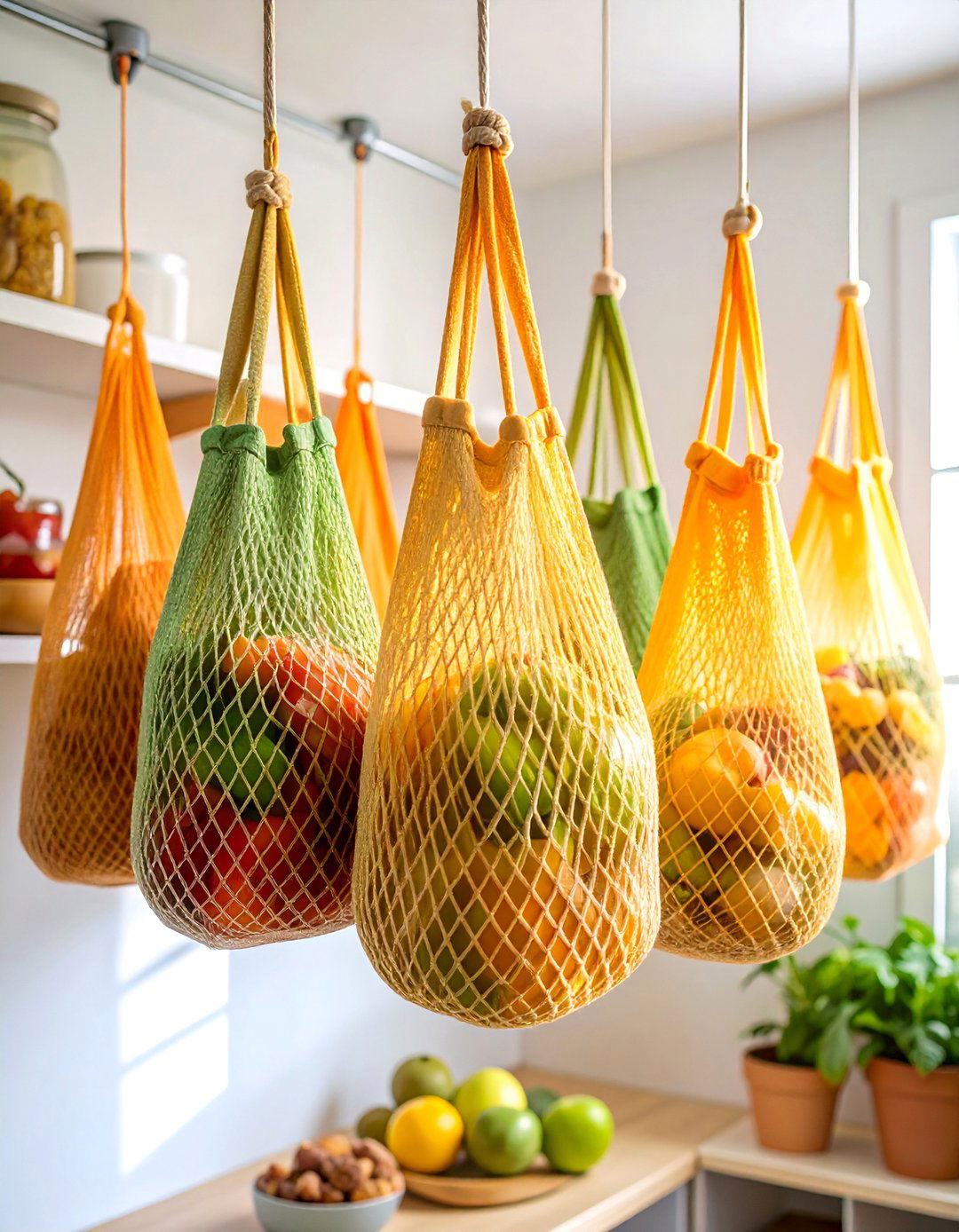 Hanging Snack Storage Hammock System - 25 Snack Storage Ideas