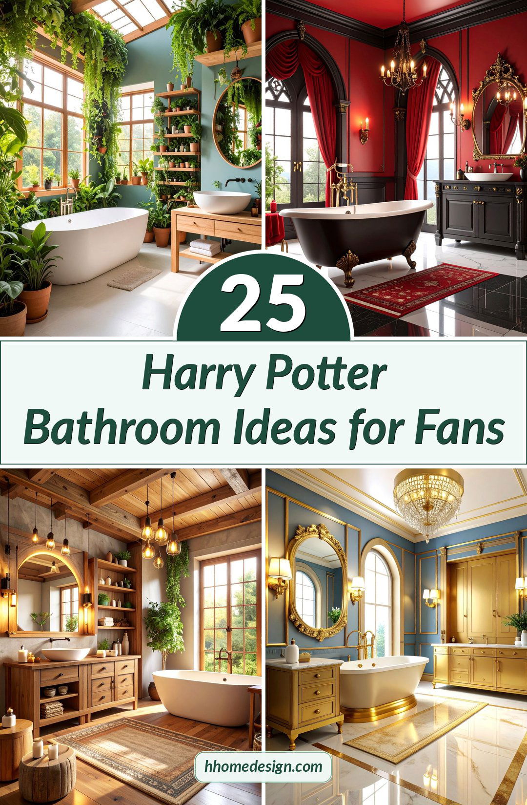 25 Harry Potter Bathroom Ideas for Fans