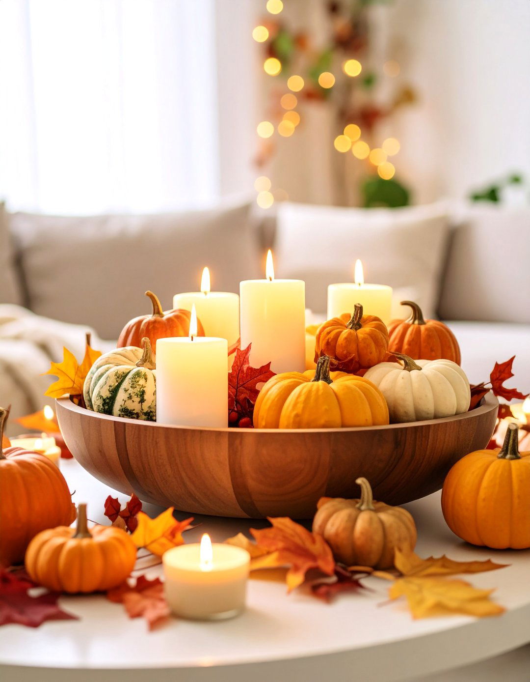 Harvest Festival Bounty - 25 Coffee Table Centerpiece Ideas