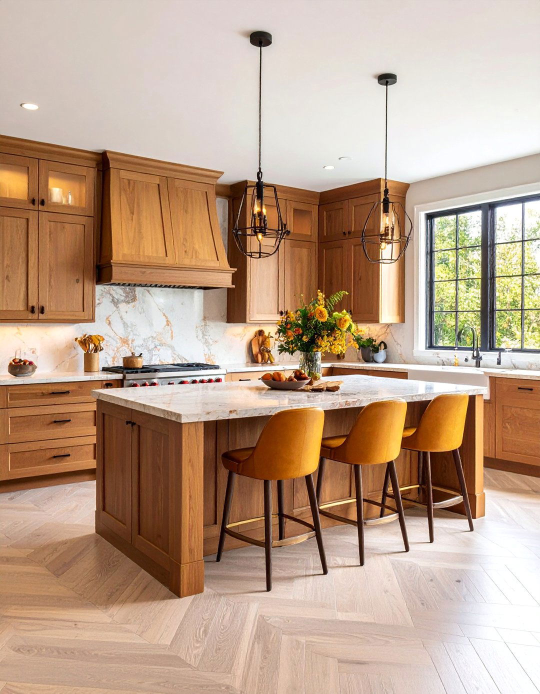 Hawaii Granite Earth Tones with Oak Cabinets - 25 what color countertops go with oak cabinets