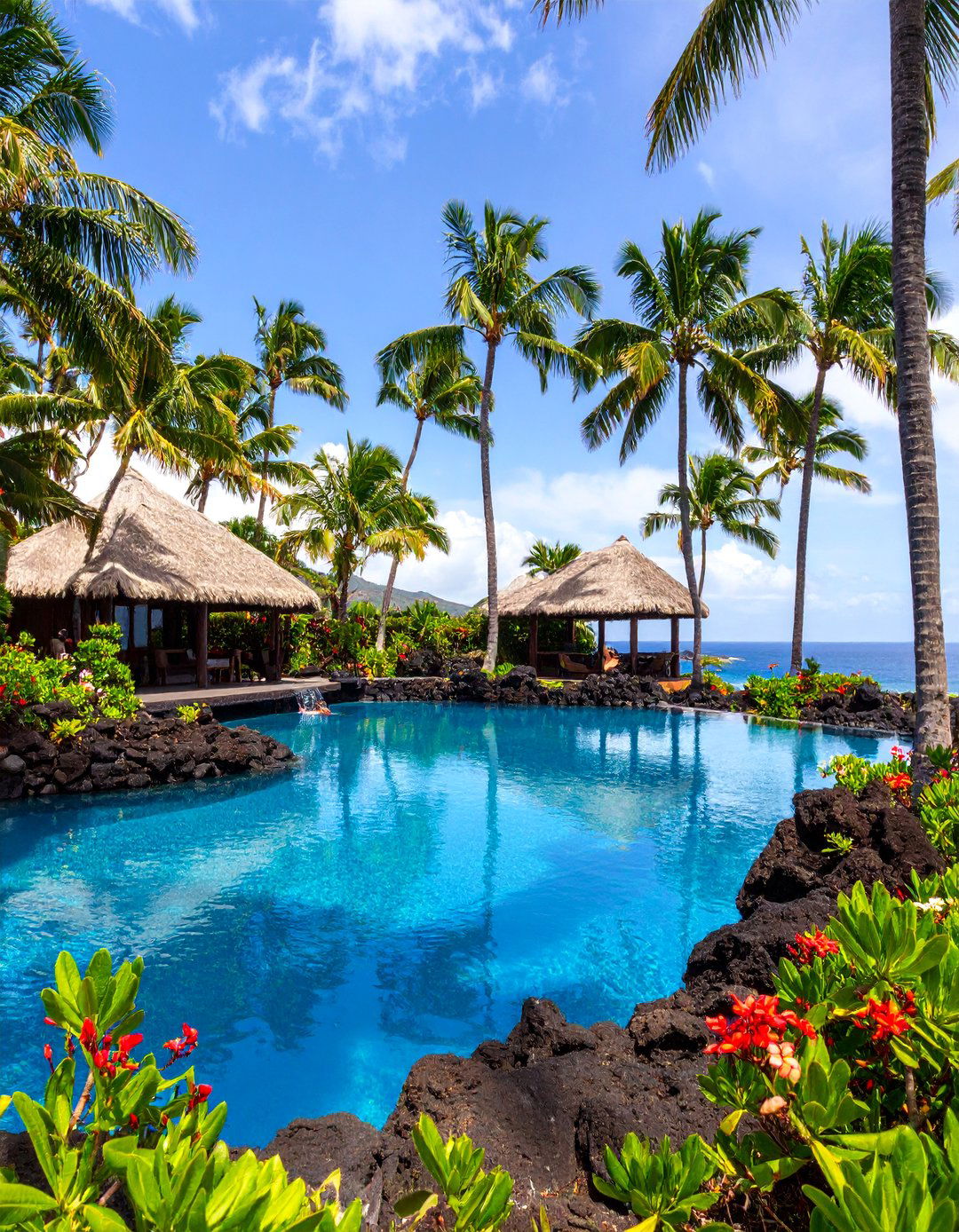 Hawaiian Volcanic Rock Lagoon - 25 Lagoon Pool Ideas