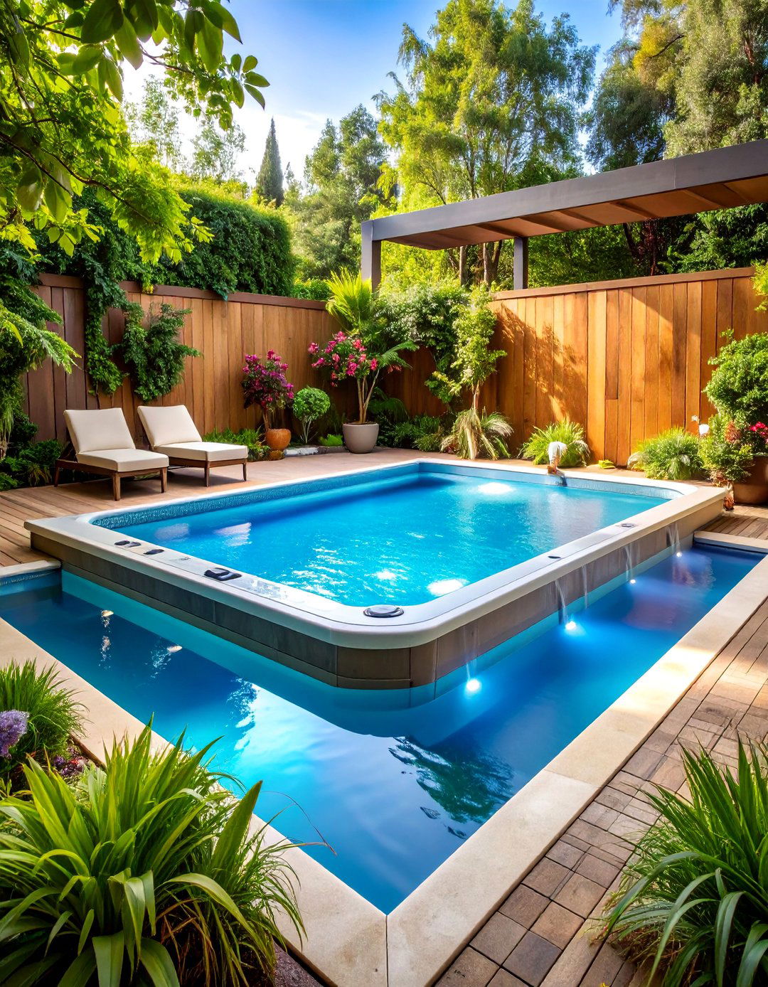 Healing Therapy Spool with Hydrotherapy Features - 25 Spool Pool Ideas