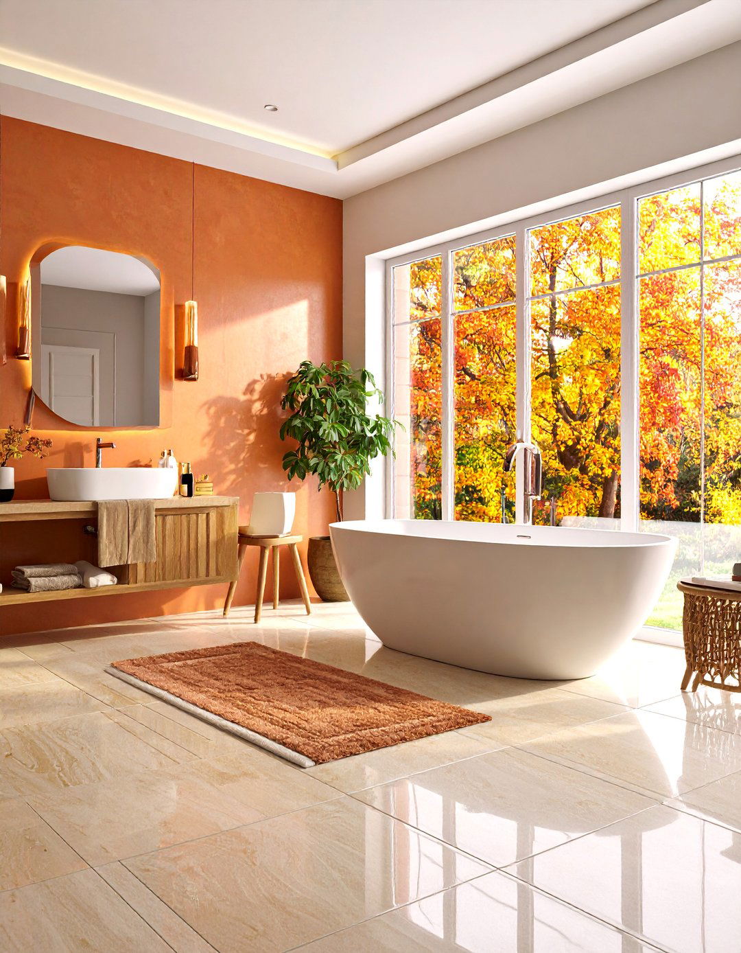 Heated Floor Luxury Bathroom - 25 Modern Bathroom Ideas