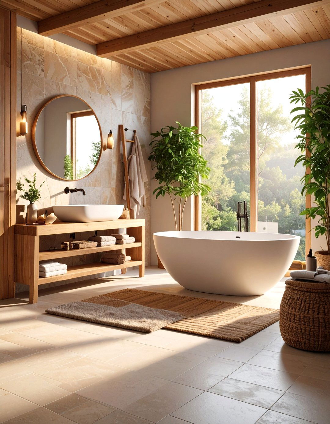 Heated Floor Zen Bathroom Comfort - 25 Zen Bathroom Ideas
